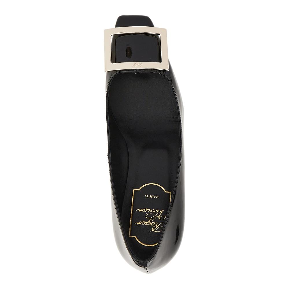 Roger Vivier Women Patent Leather Belle Vivier Trompette Pumps ROGER VIVIER