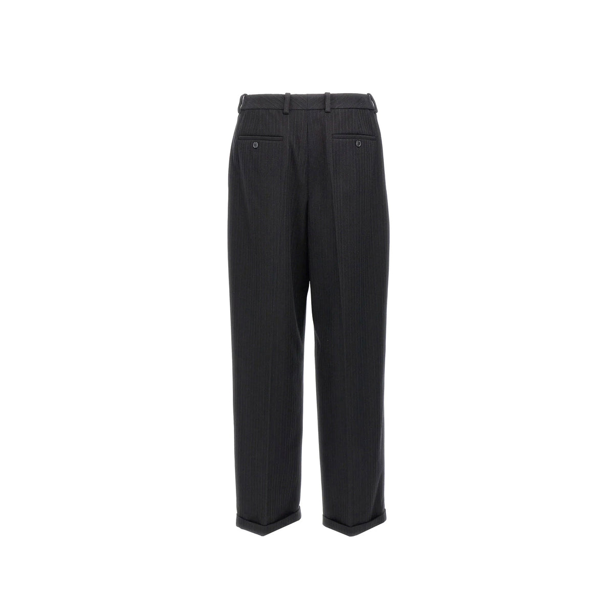 Saint Laurent Cashmere And Wool Flannel 90'S Striped Pants Men SAINT LAURENT