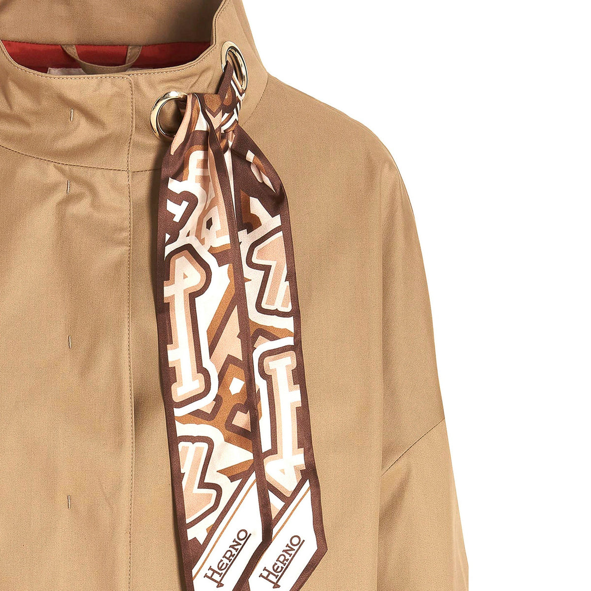 Herno Scarf Detailed Trench Coat Women HERNO