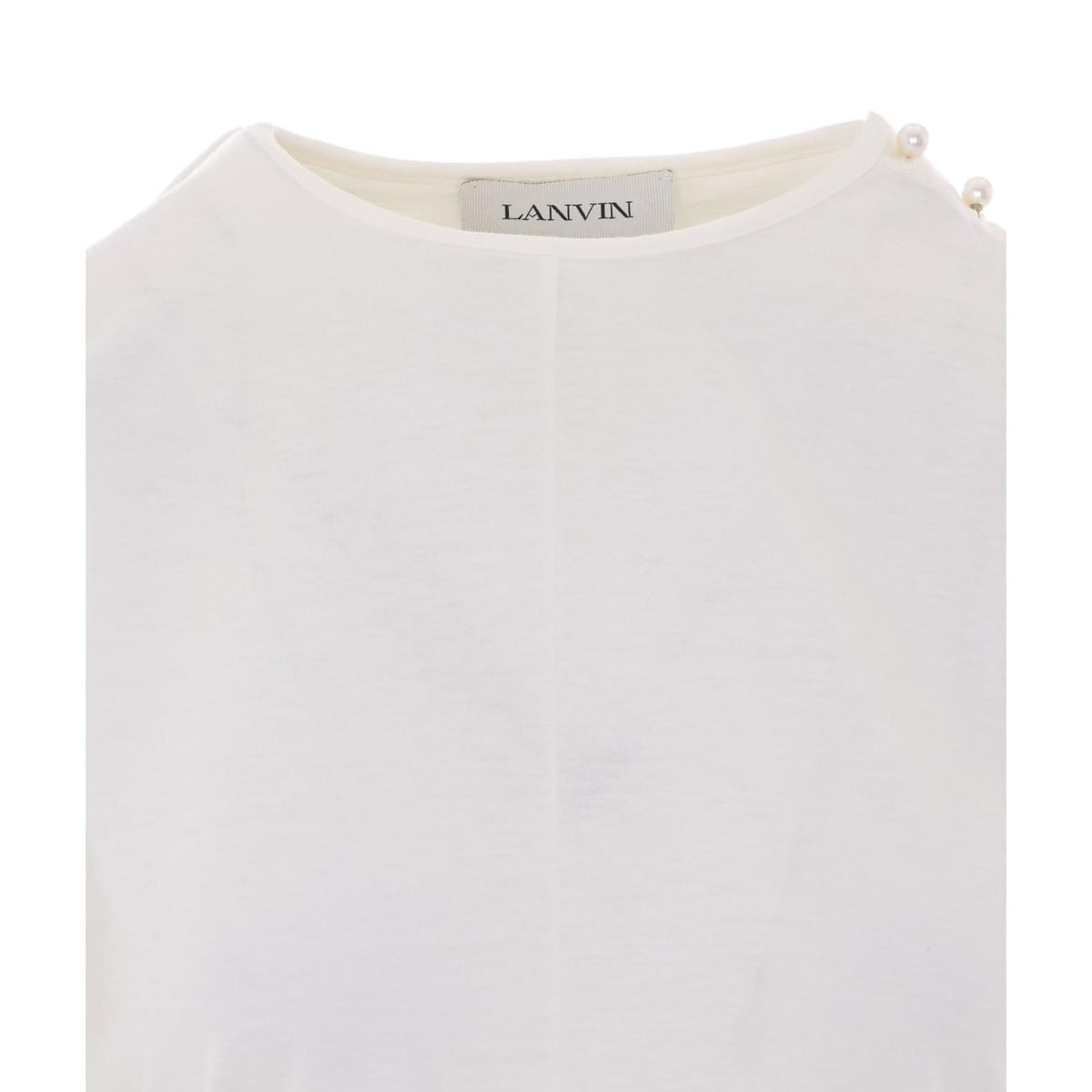 Lanvin Women Cape-Effect T-Shirt In Cotton And Silk LANVIN