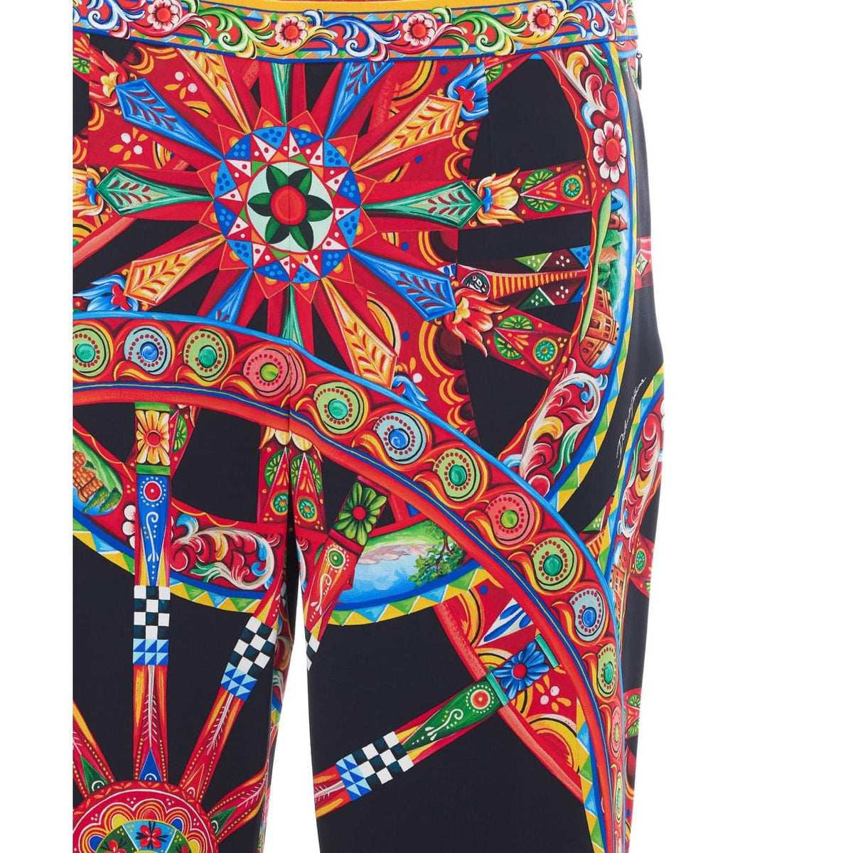 Dolce&Gabbana Women Carretto Print Pants DOLCE & GABBANA