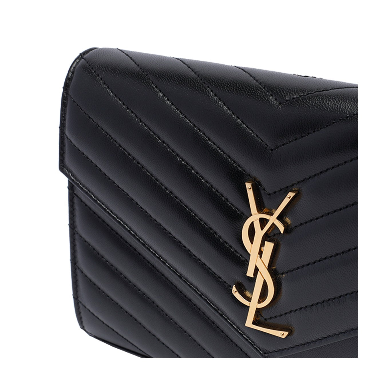 Saint Laurent Women Cassandre Chain Wallet