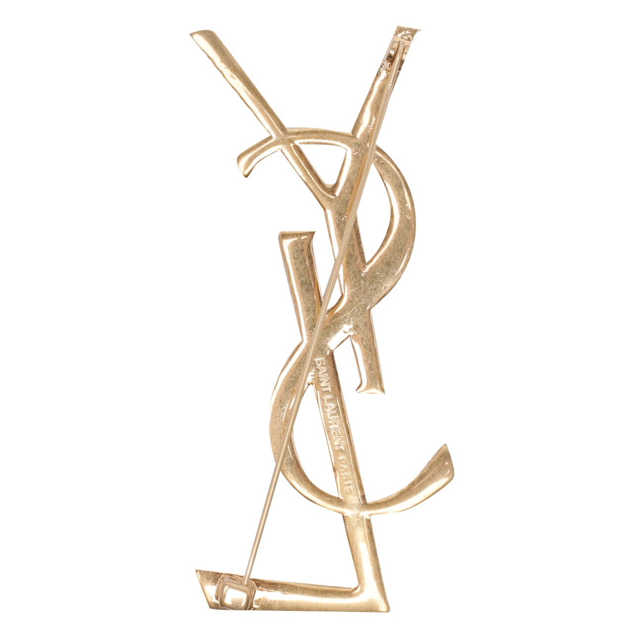 Saint Laurent Women Cassandre Ysl Brooch