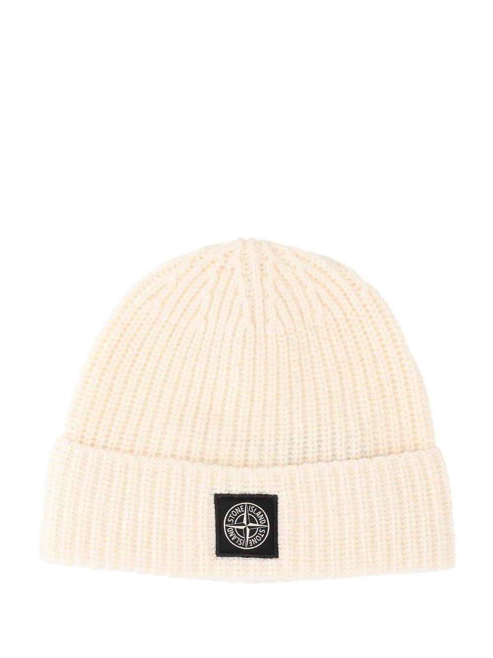 Stone Island Men Geelong Rws Wool Beanie STONE ISLAND