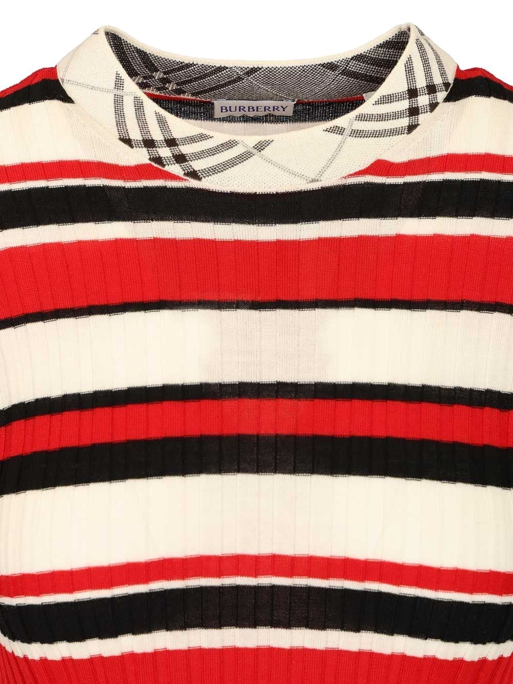 Burberry Women Syrena Str T-Shirt BURBERRY
