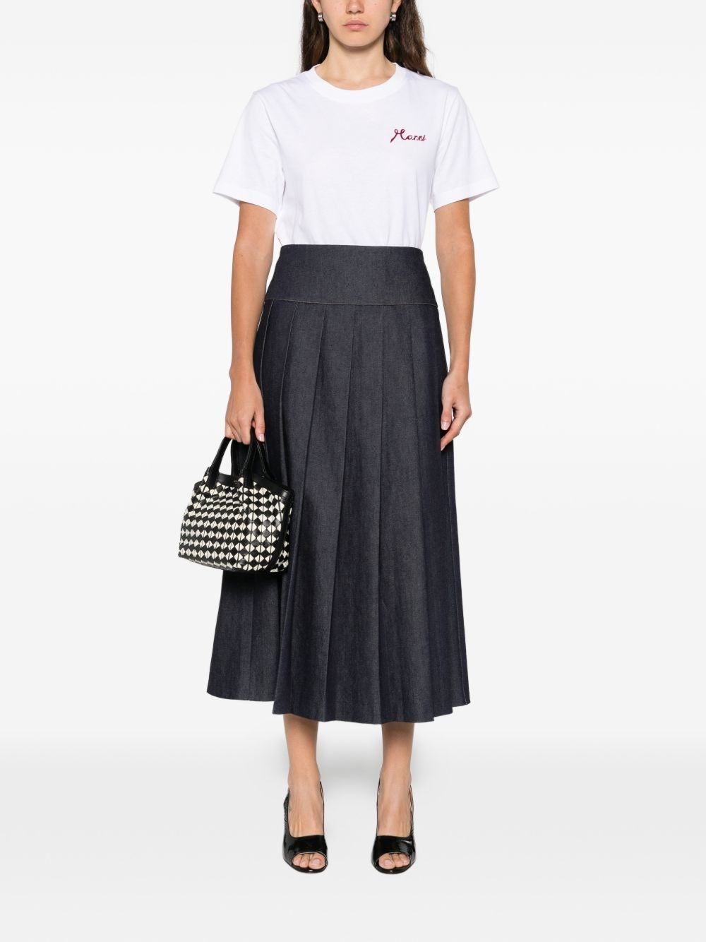 Marni Women White Cotton T-Shirt MARNI