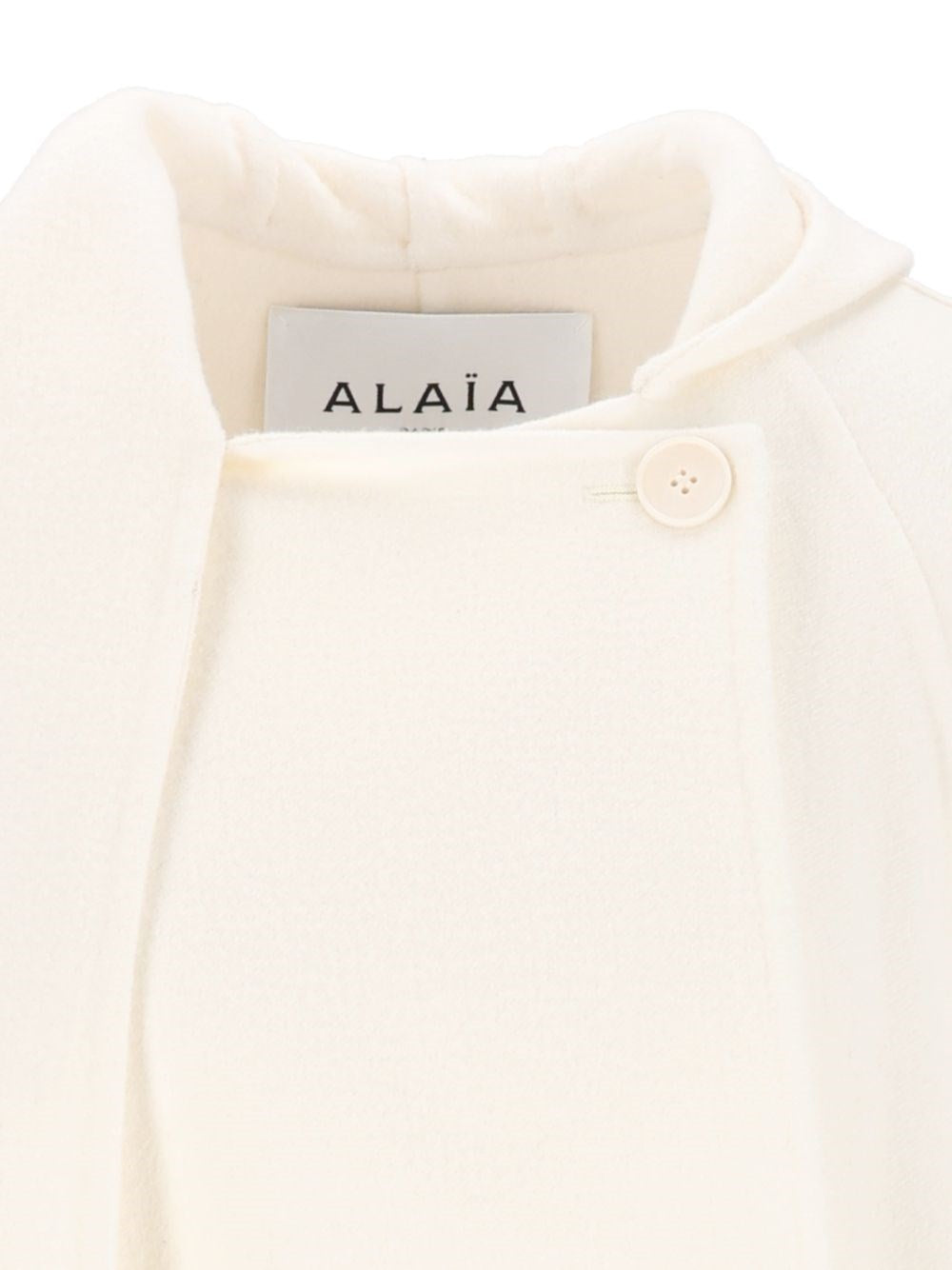 Alaïa Women Virgin Wool Coat With Scarf ALAIA