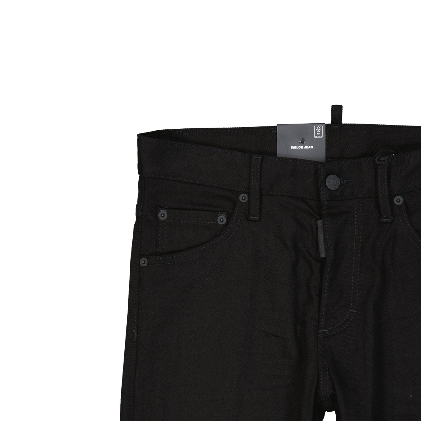 Dsquared2 Black Bull Sailor Denim Jeans Women DSQUARED2