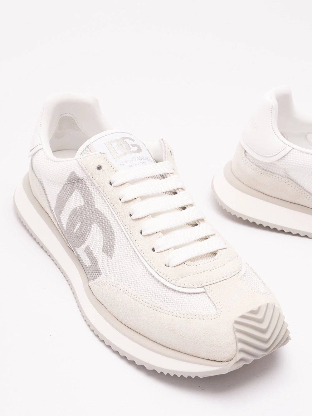 Dolce & Gabbana Men Mixed-Material Dg Cushion Sneakers DOLCE & GABBANA