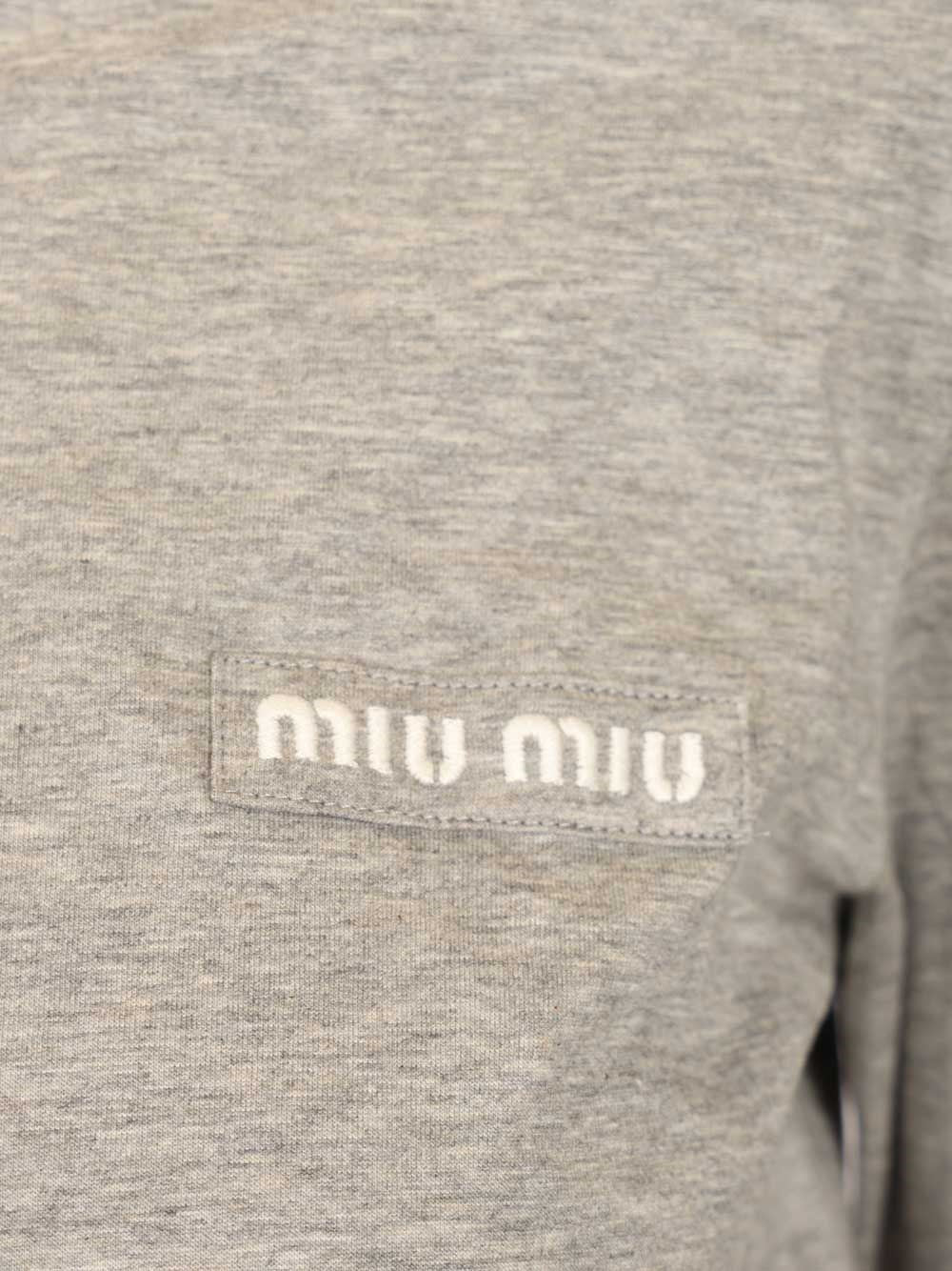 Miu Miu Women Cotton Jersey Sweatshirt