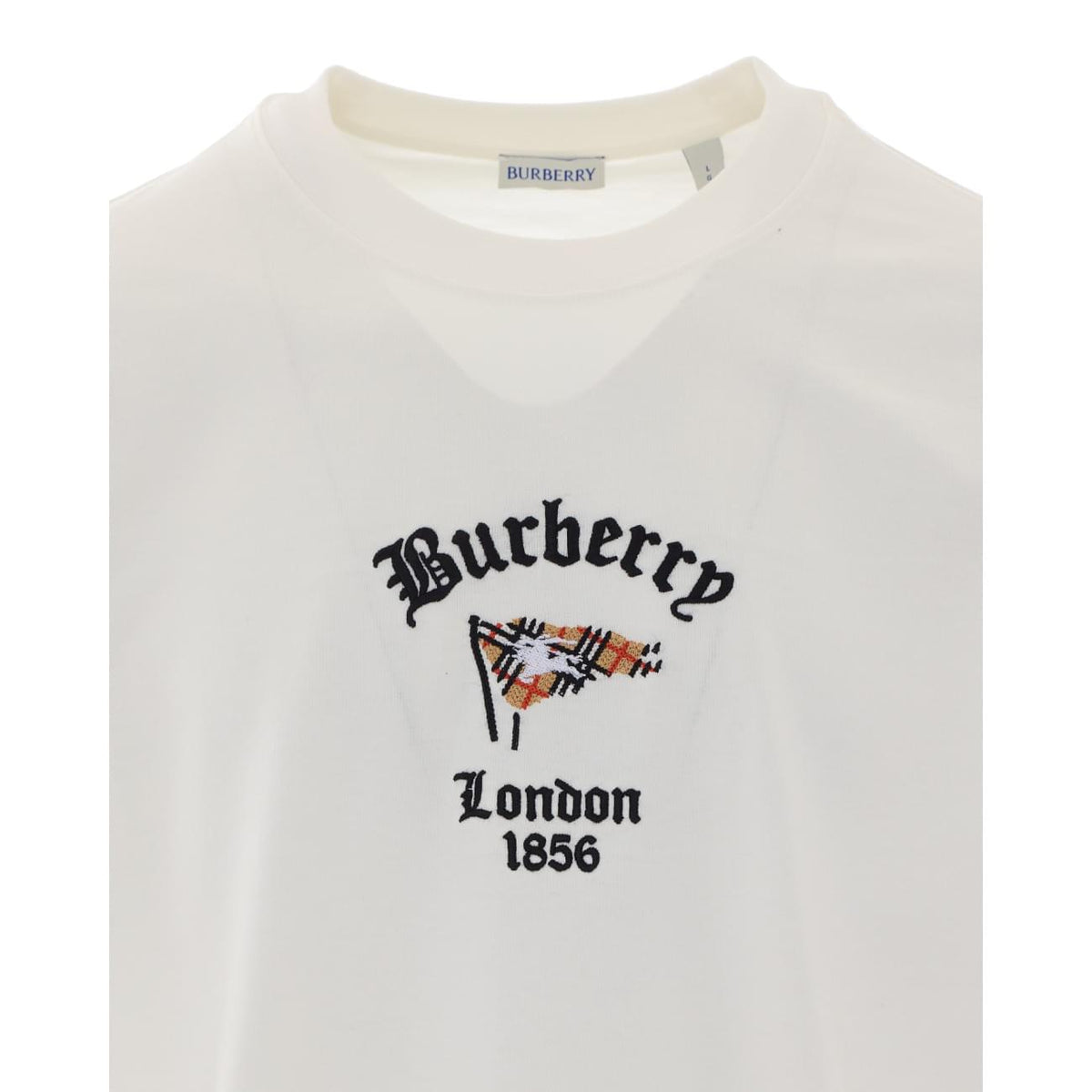 Burberry Men Check Flag T-Shirt BURBERRY