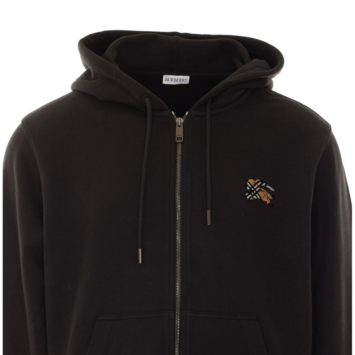 Burberry Men Check Knight Stamp Hoodie BURBERRY
