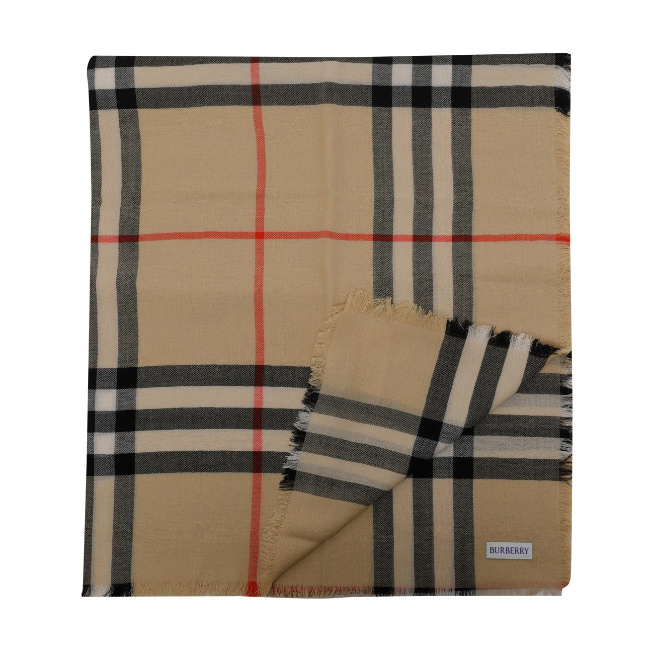 Burberry Women Check Motif Scarf BURBERRY