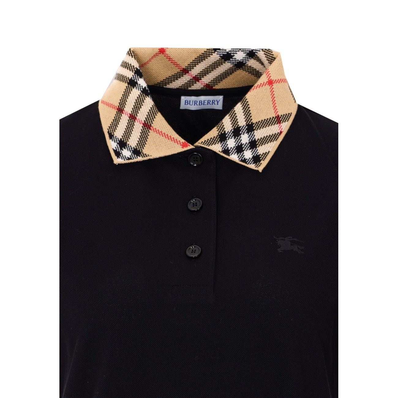Burberry Women Check Neck Dress BURBERRY