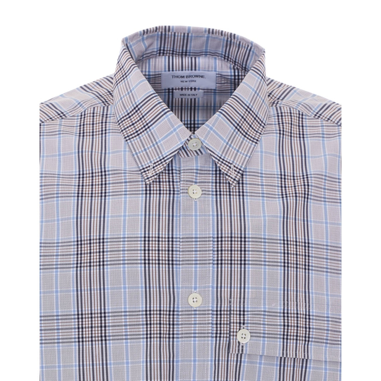 Thom Browne Men Check Oversize Shirt THOM BROWNE