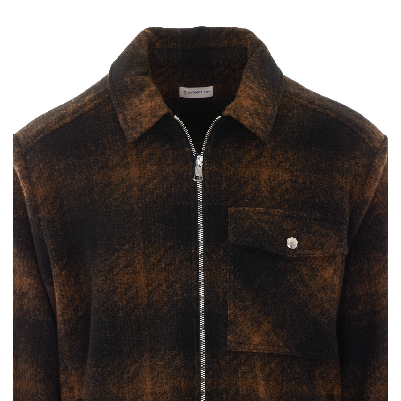 Moncler Men Checked Jersey Zip Jacket MONCLER