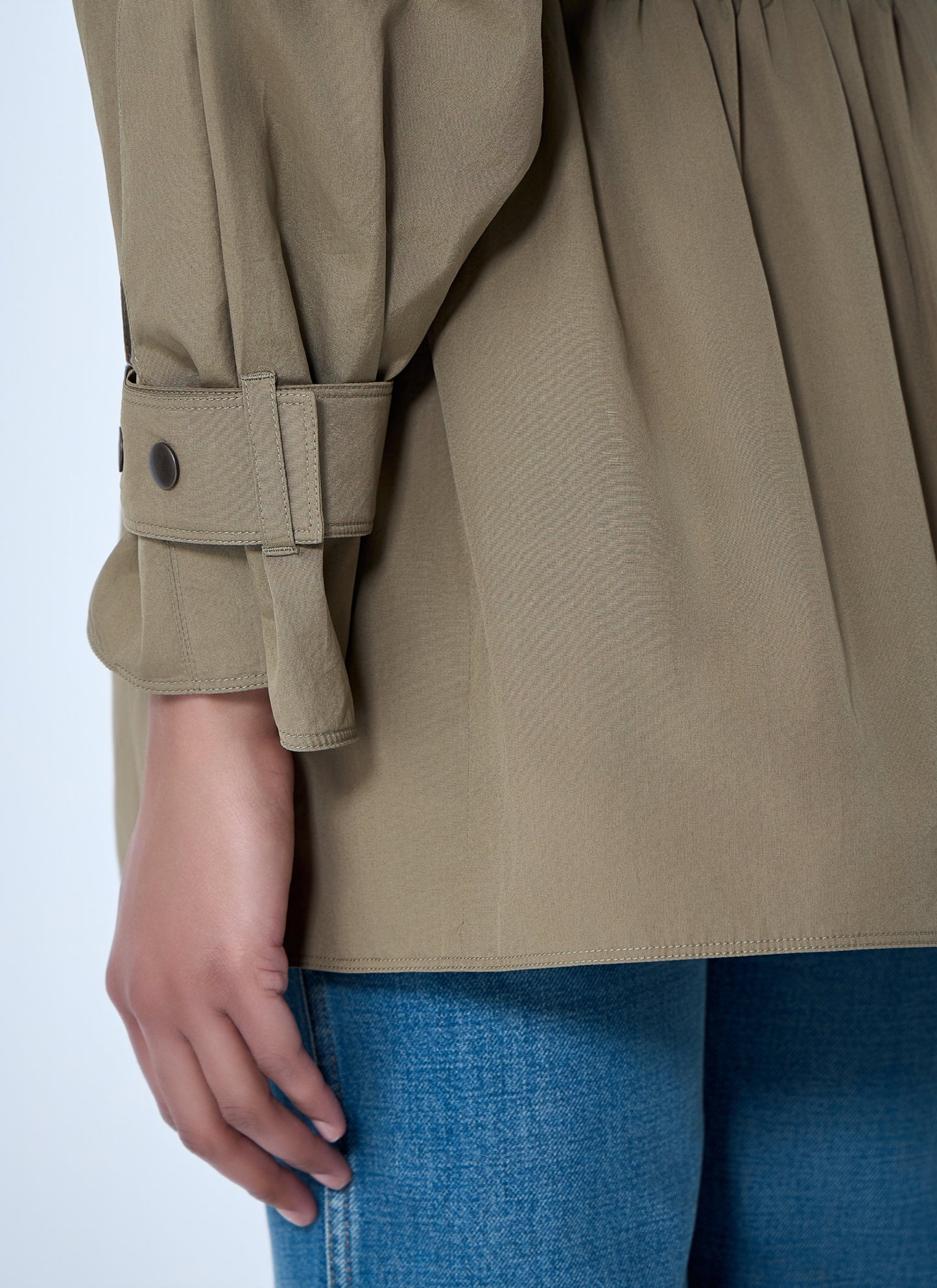 Chloé Women Gathered High-Collar Jacket CHLOE