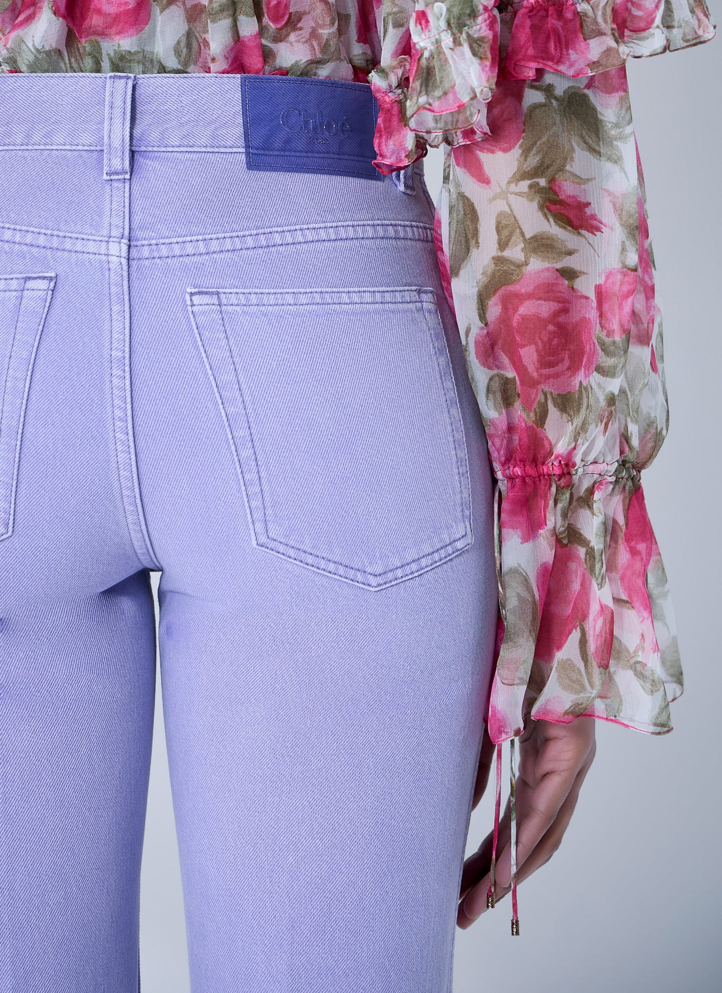 Chloé Women High-Rise Flared Denim Trousers CHLOE