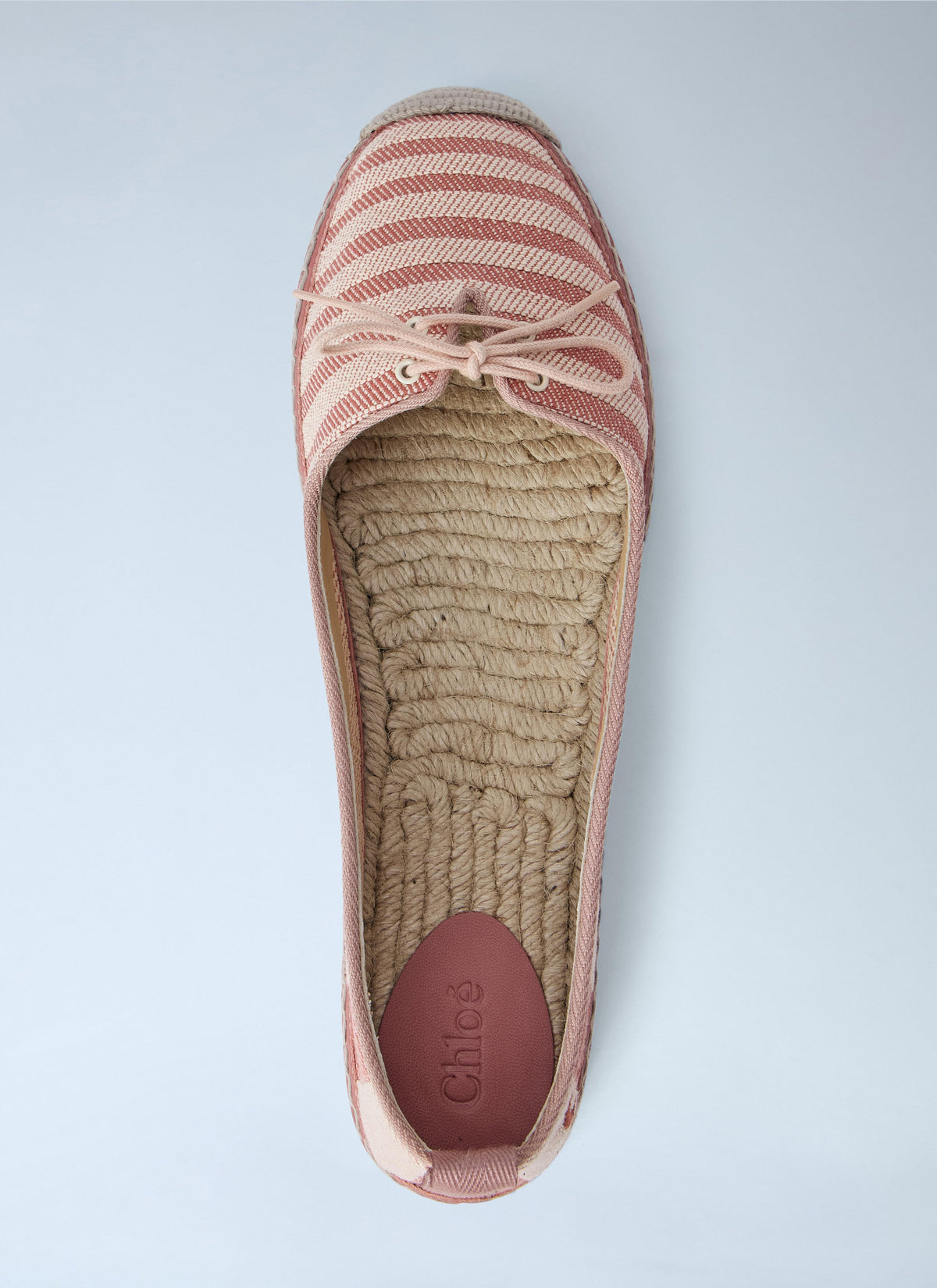 Chloé Women Isla Striped Canvas Espadrilles CHLOE