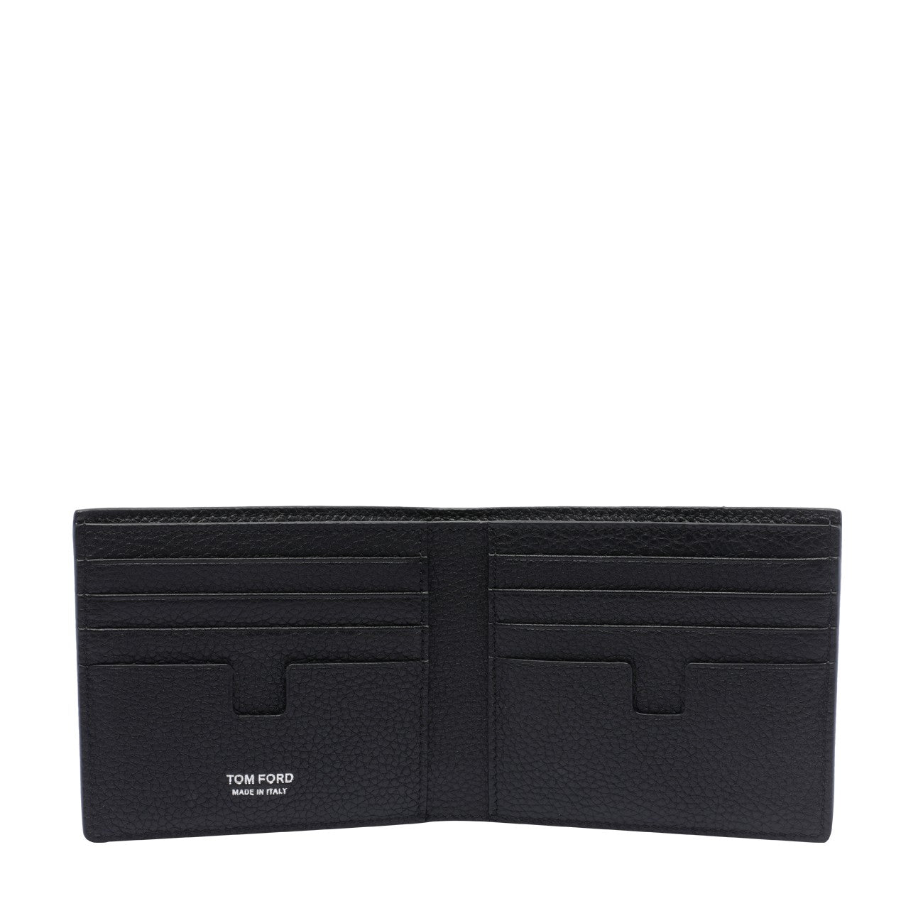 Tom Ford Men Classic Two-Fold Wallet In Leather Fiore With Logo TOM FORD