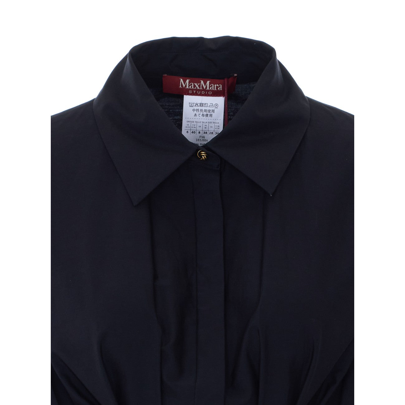 Max Mara Studio Women Cotton Poplin Dress Cera MAX MARA STUDIO