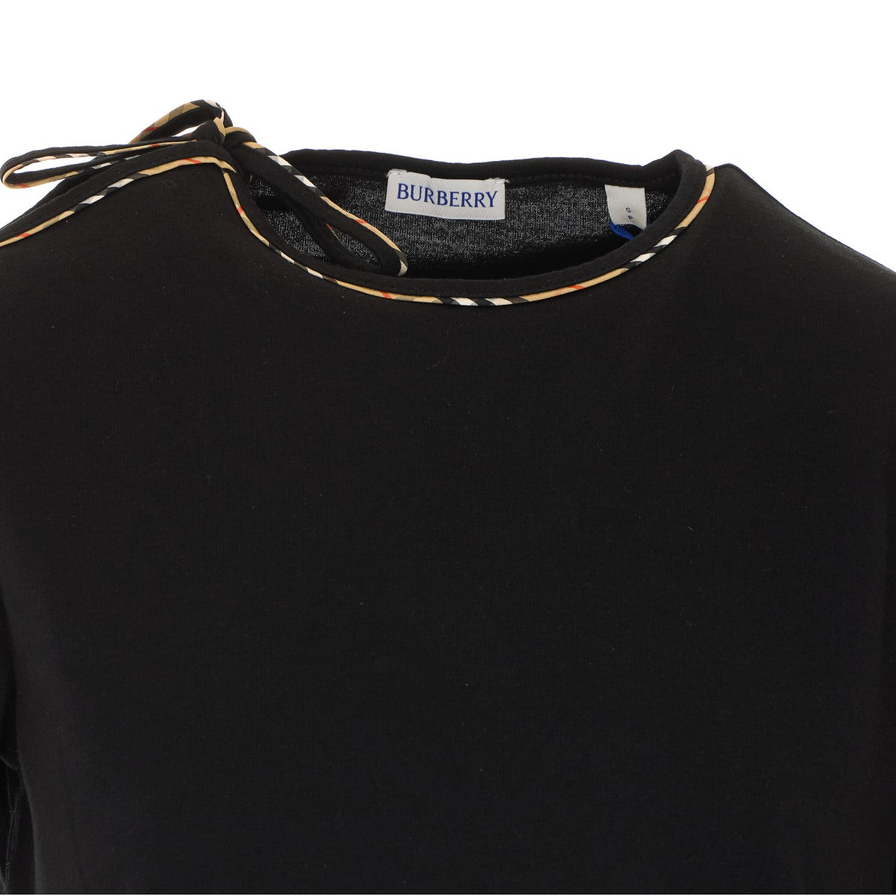 Burberry Women Cotton T-Shirt With Laces BURBERRY