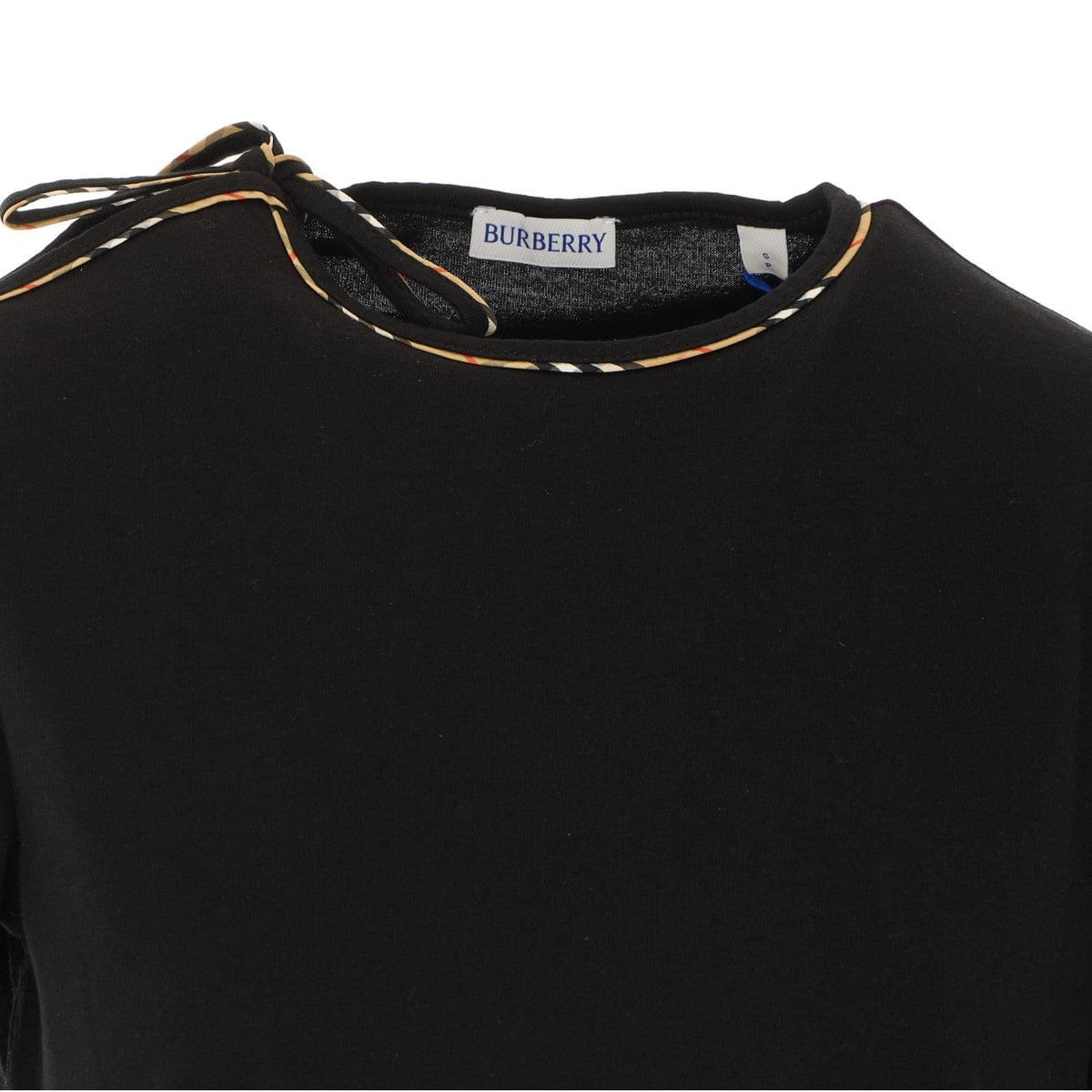 Burberry Women Cotton T-Shirt With Laces BURBERRY