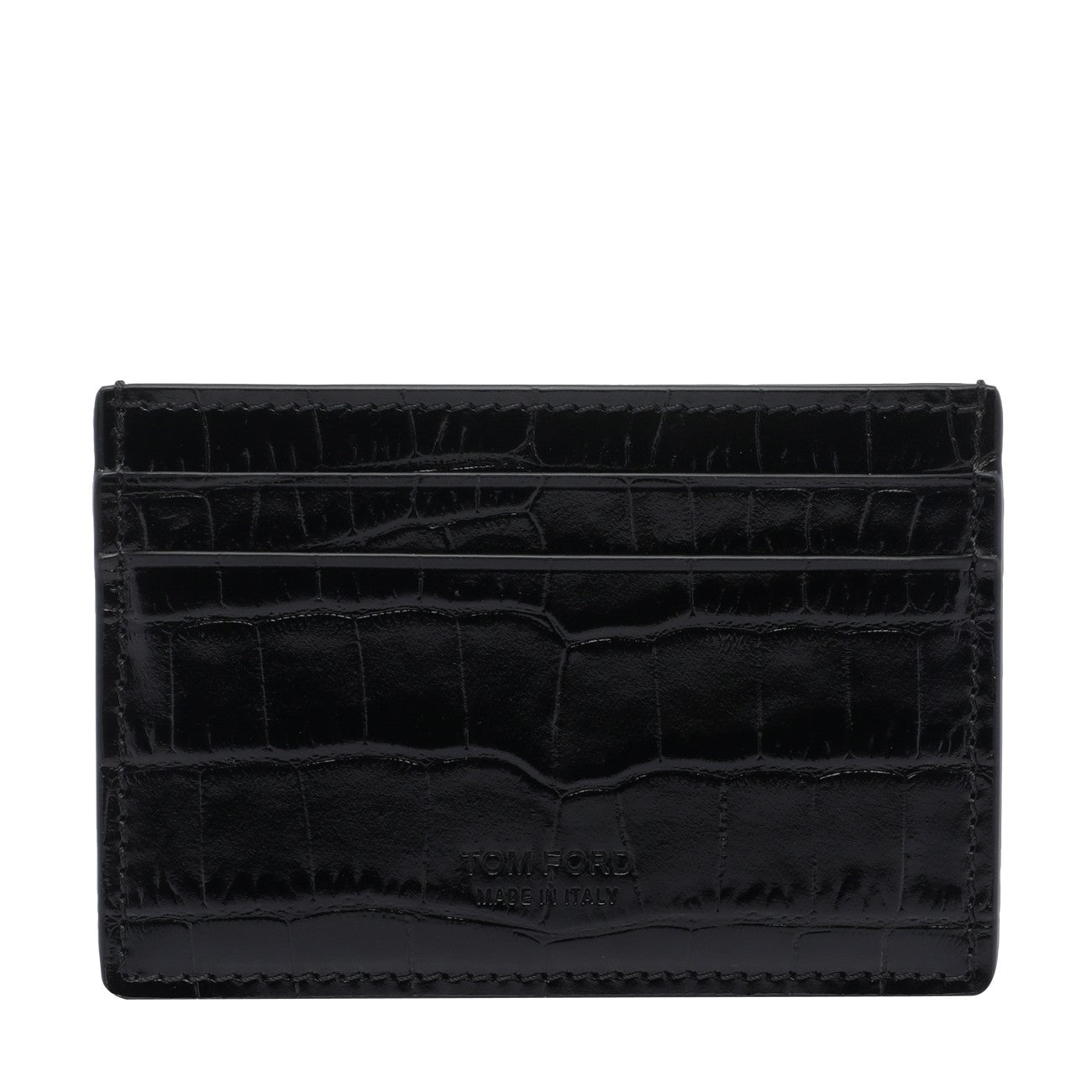 Tom Ford Men Croco Line Cards Holder TOM FORD