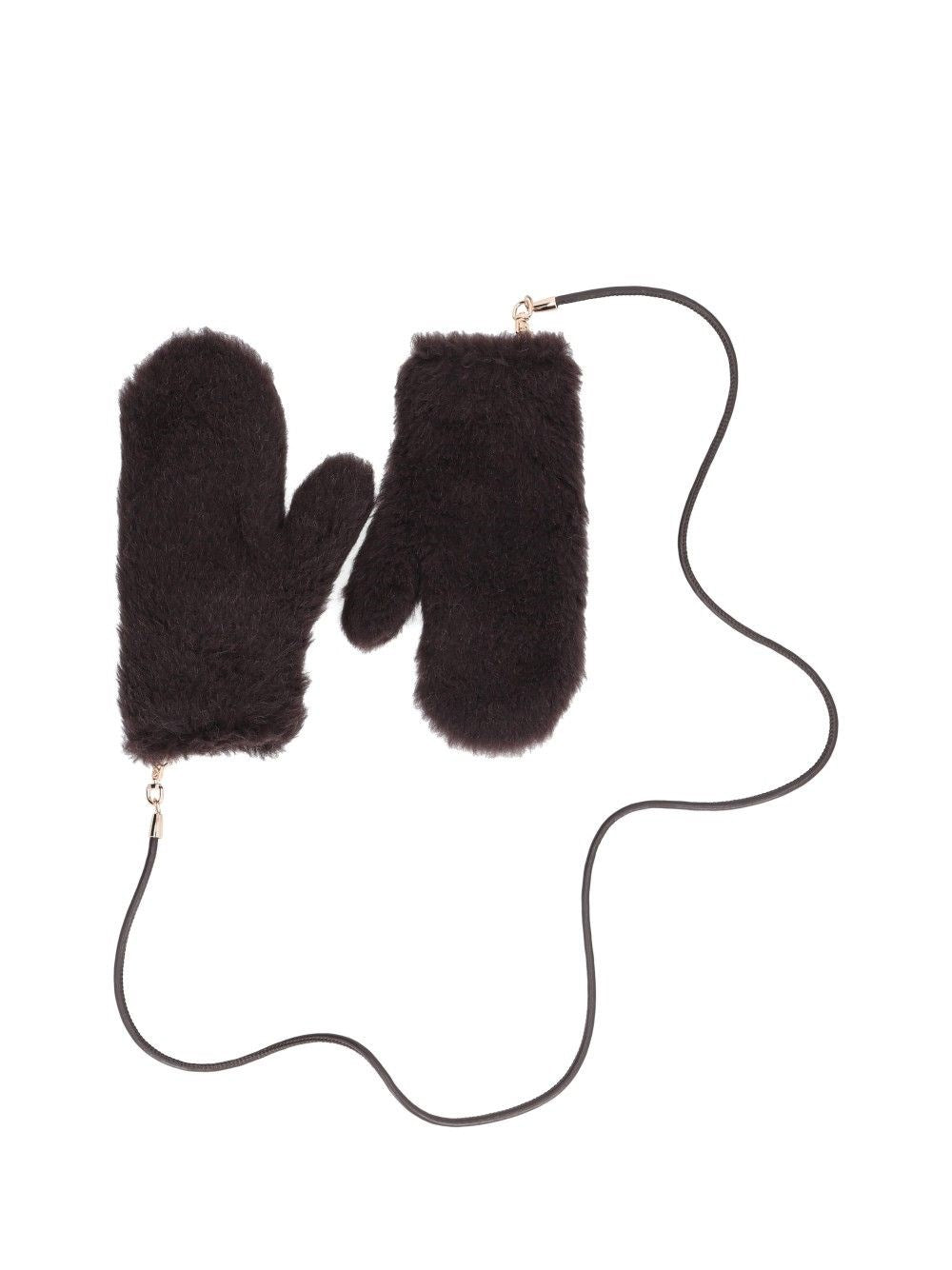Max Mara Women Teddy Alpaca And Wool Mittens MAX MARA