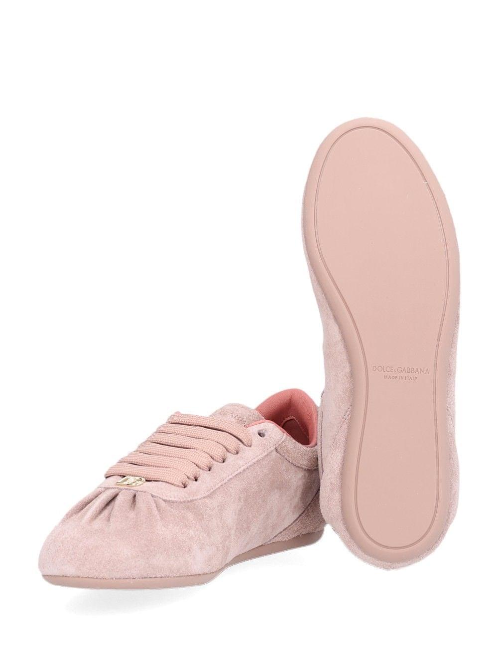 Dolce & Gabbana Women Ballet Sneaker In Suede DOLCE & GABBANA