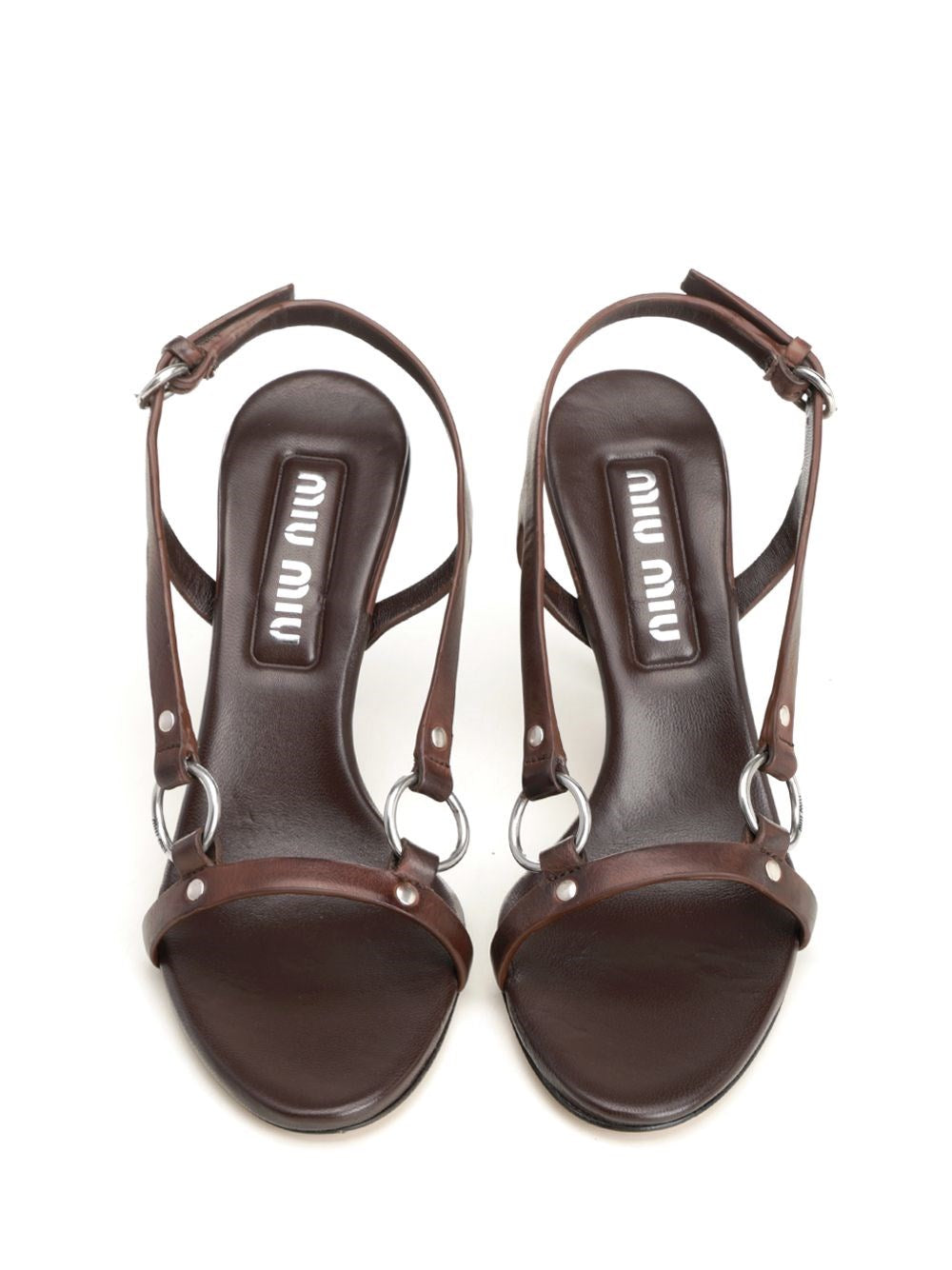 Miu Miu Women Leather Sandals MIU MIU