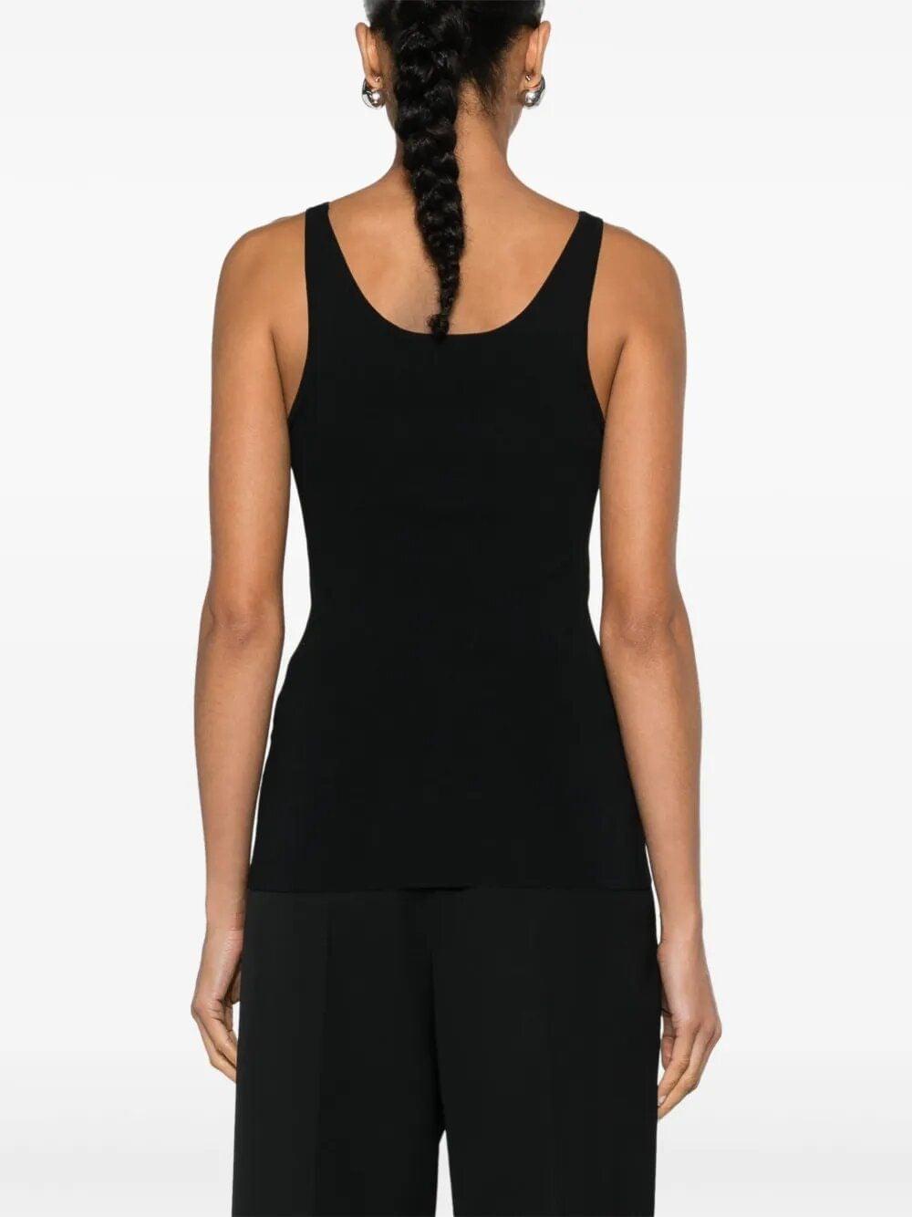 Toteme Women Compact Knit Tank Black TOTEME