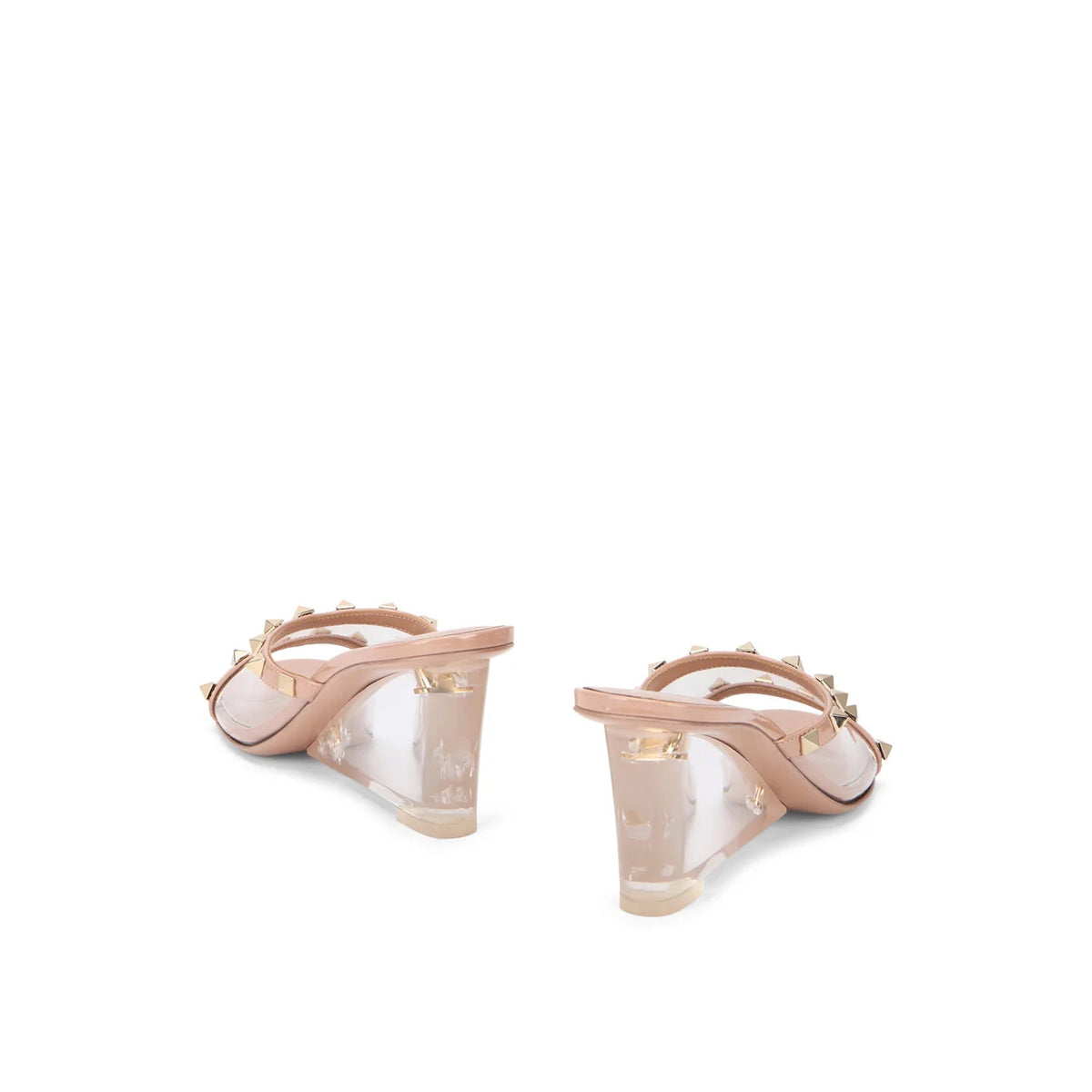 Valentino Garavani Rockstud Transparent Mules Women VALENTINO GARAVANI