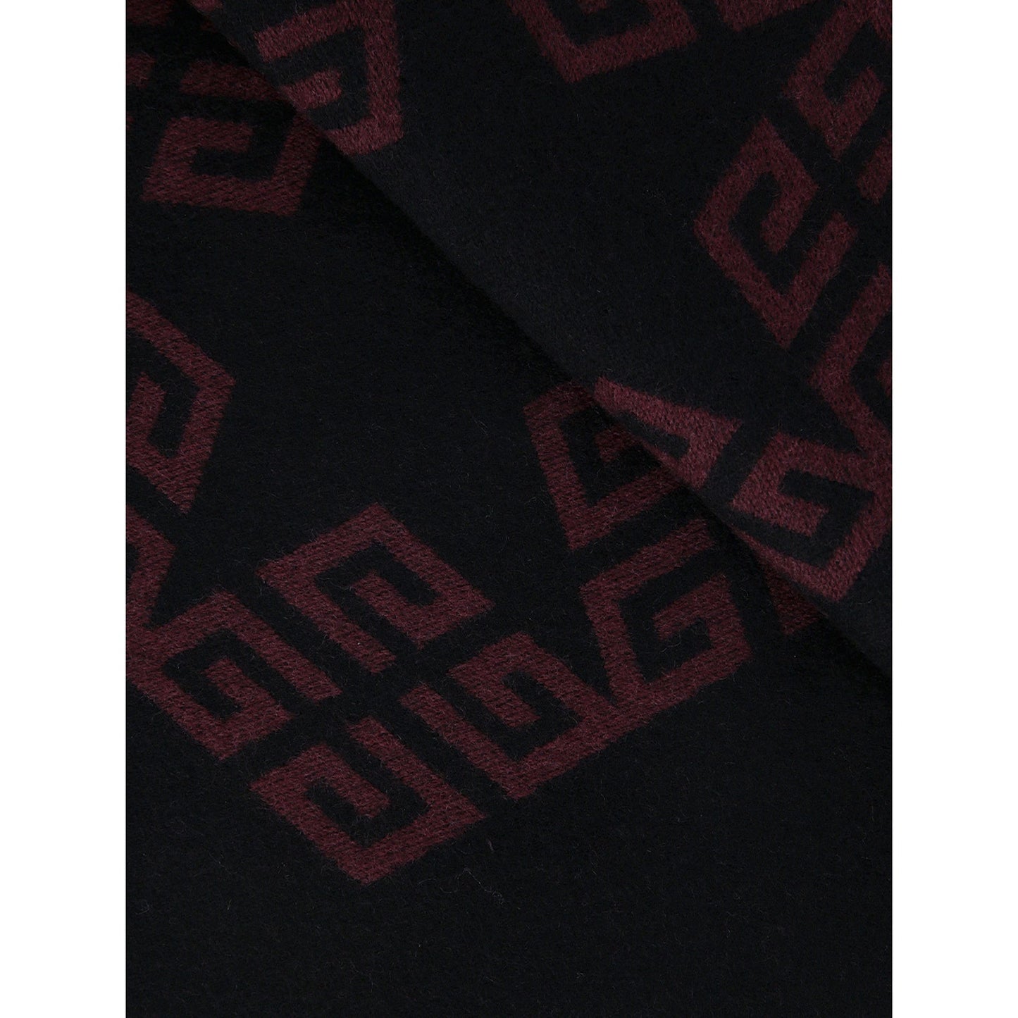Givenchy Wool Logo Scarf Men GIVENCHY