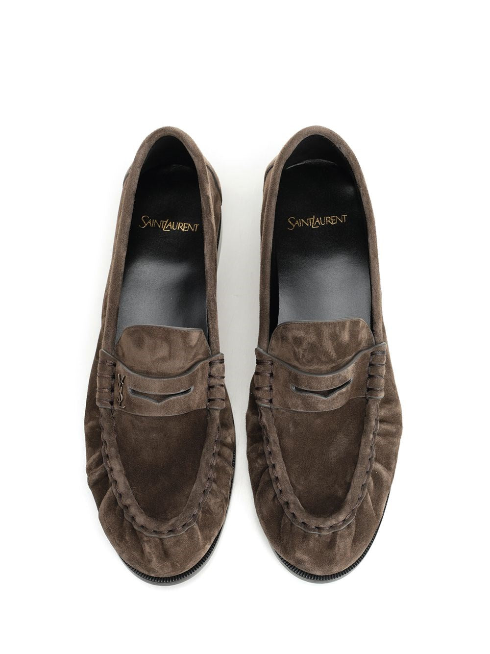 Saint Laurent Men Le Loafer Suede Moccasin SAINT LAURENT