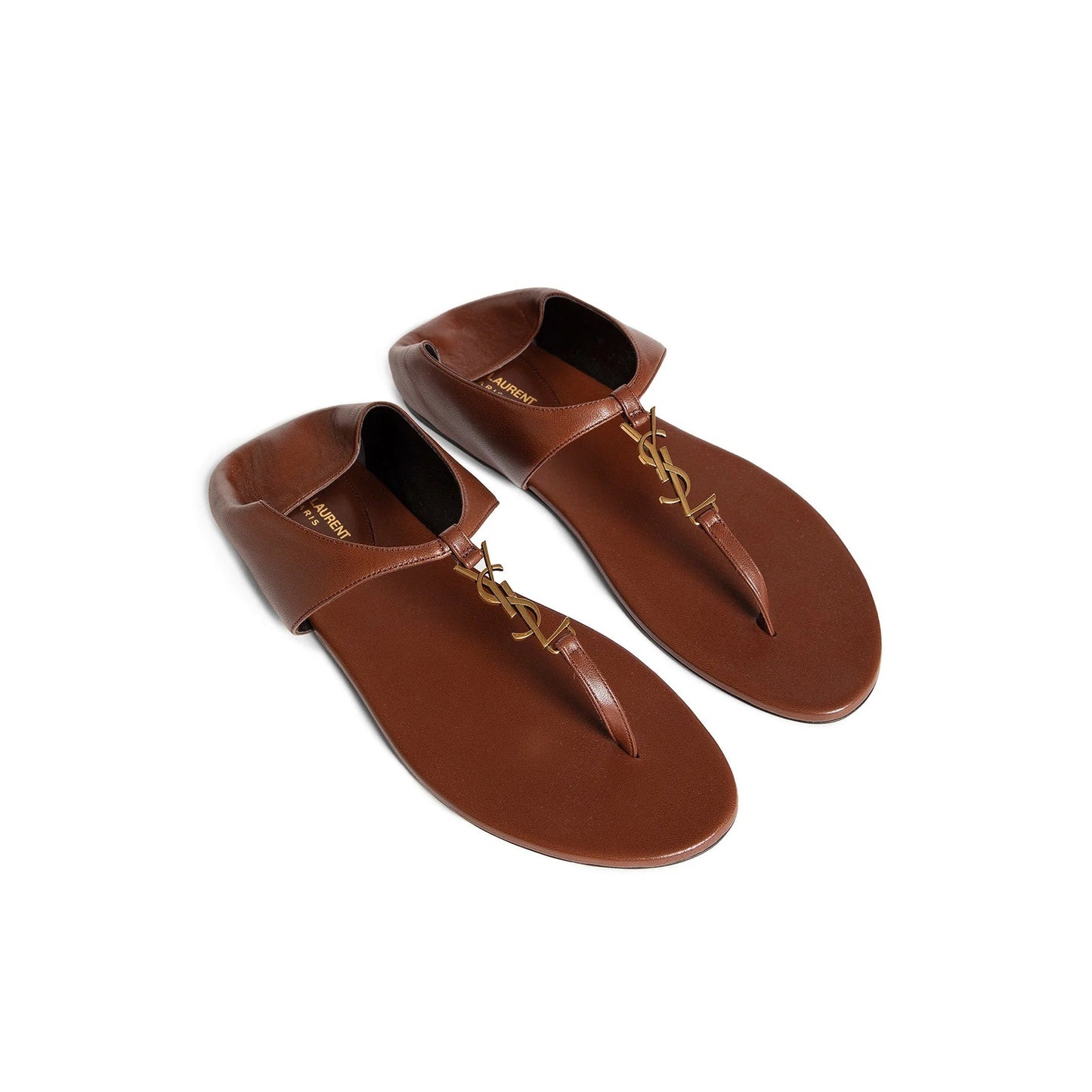 Saint Laurent Cassandra Logo Plaque Sandals Women SAINT LAURENT