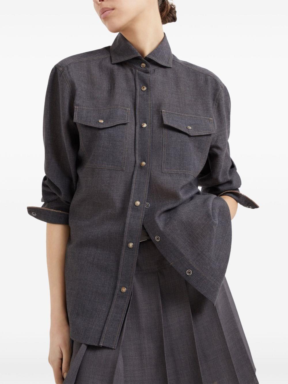 Brunello Cucinelli Women Long Sleeve Shirt BRUNELLO CUCINELLI