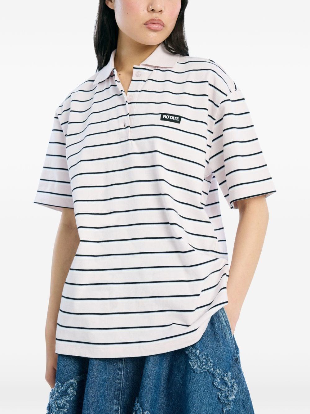 Rotate Women Jersey Polo Shirt ROTATE