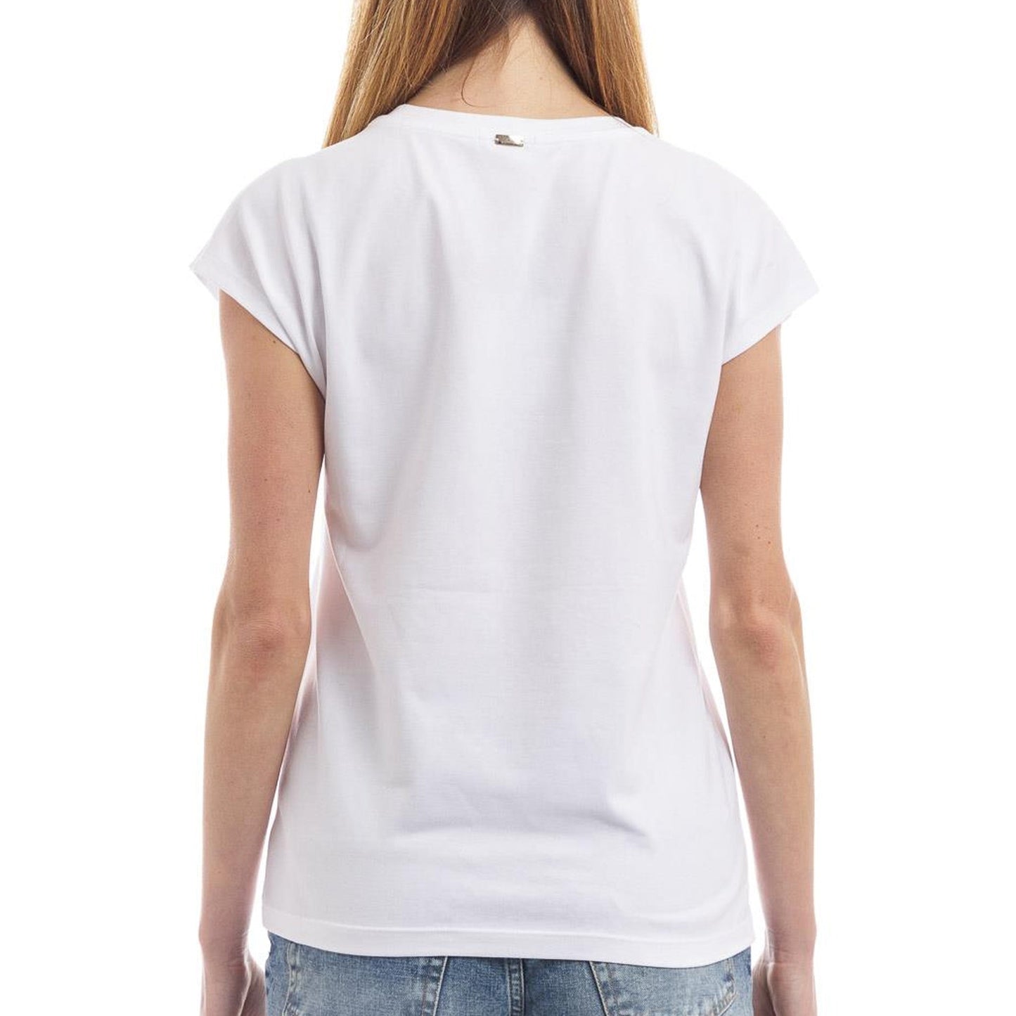 Herno Crystal-Embellished Logo T-Shirt Women HERNO