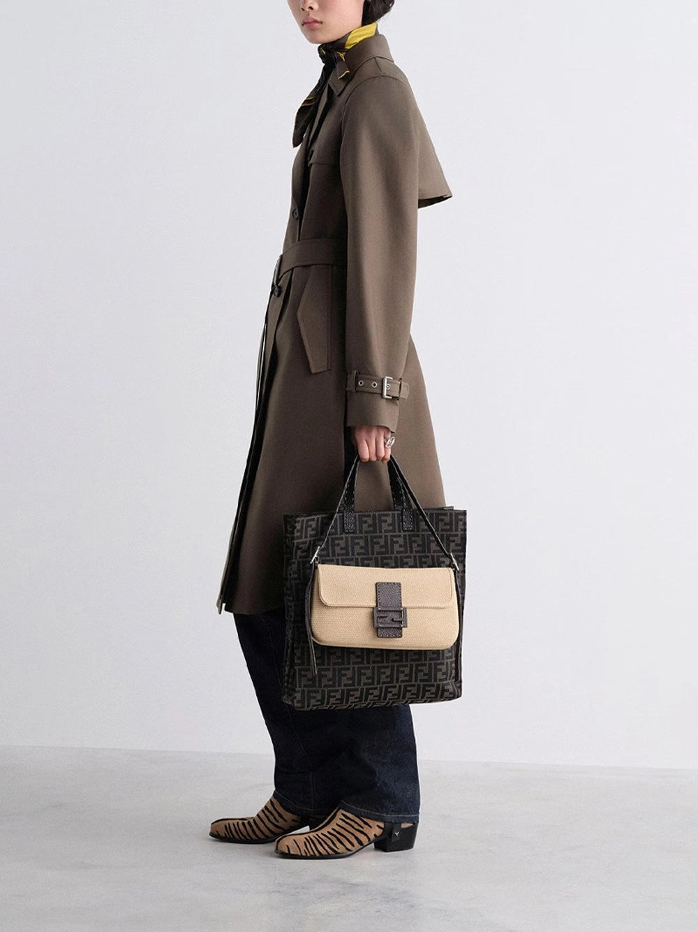 Fendi Women Trench Ff FENDI