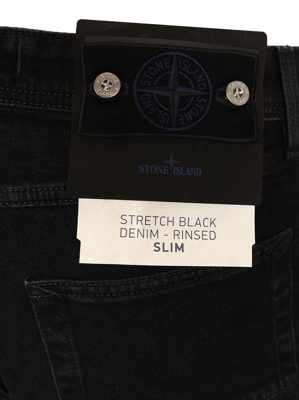 Stone Island Men Five-Pocket Denim Jeans STONE ISLAND
