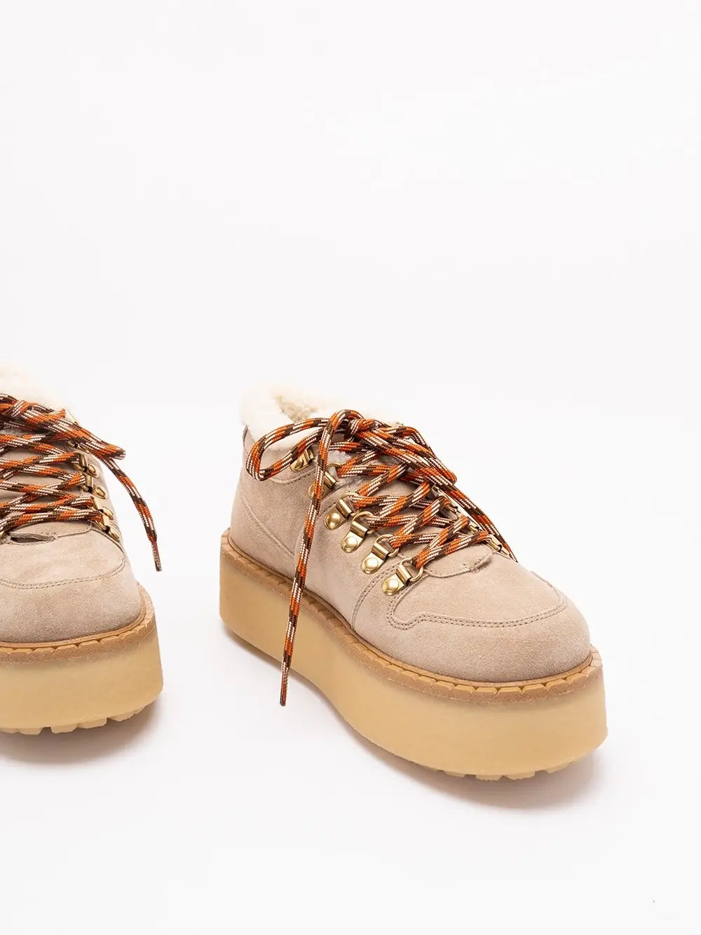 Prada Women Suede Lace-Up Shoes PRADA