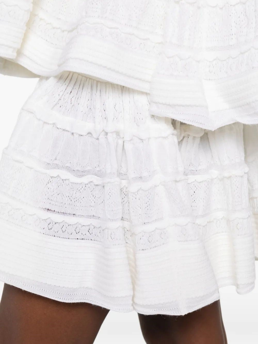 Alaïa Women "Crinoline" Mini Skirt With Ruffles ALAIA