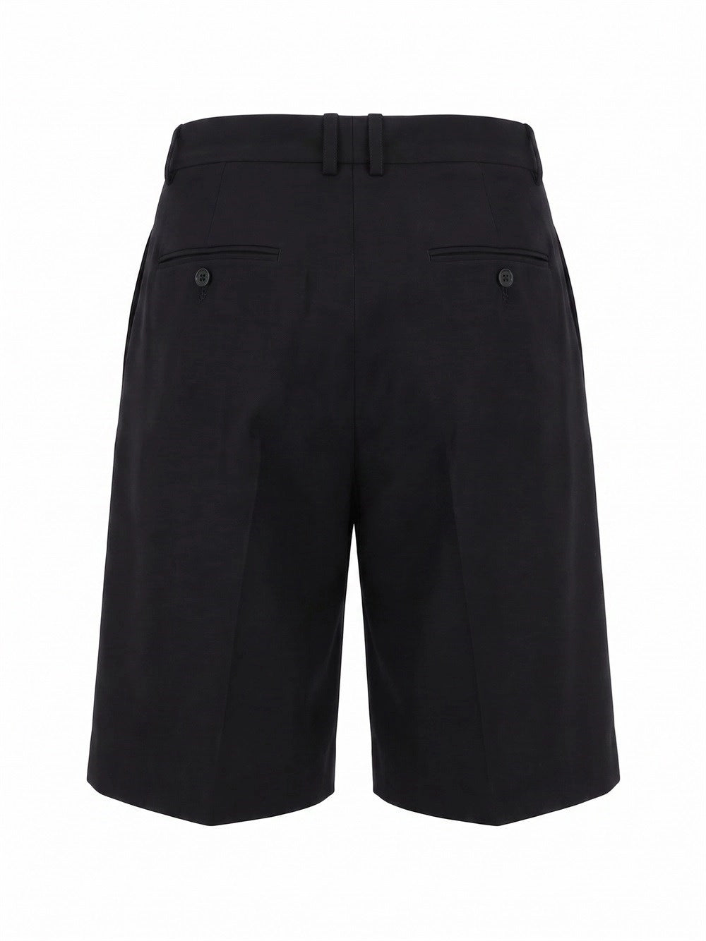 Saint Laurent Women Tailored Bermuda Shorts In Black Wool SAINT LAURENT