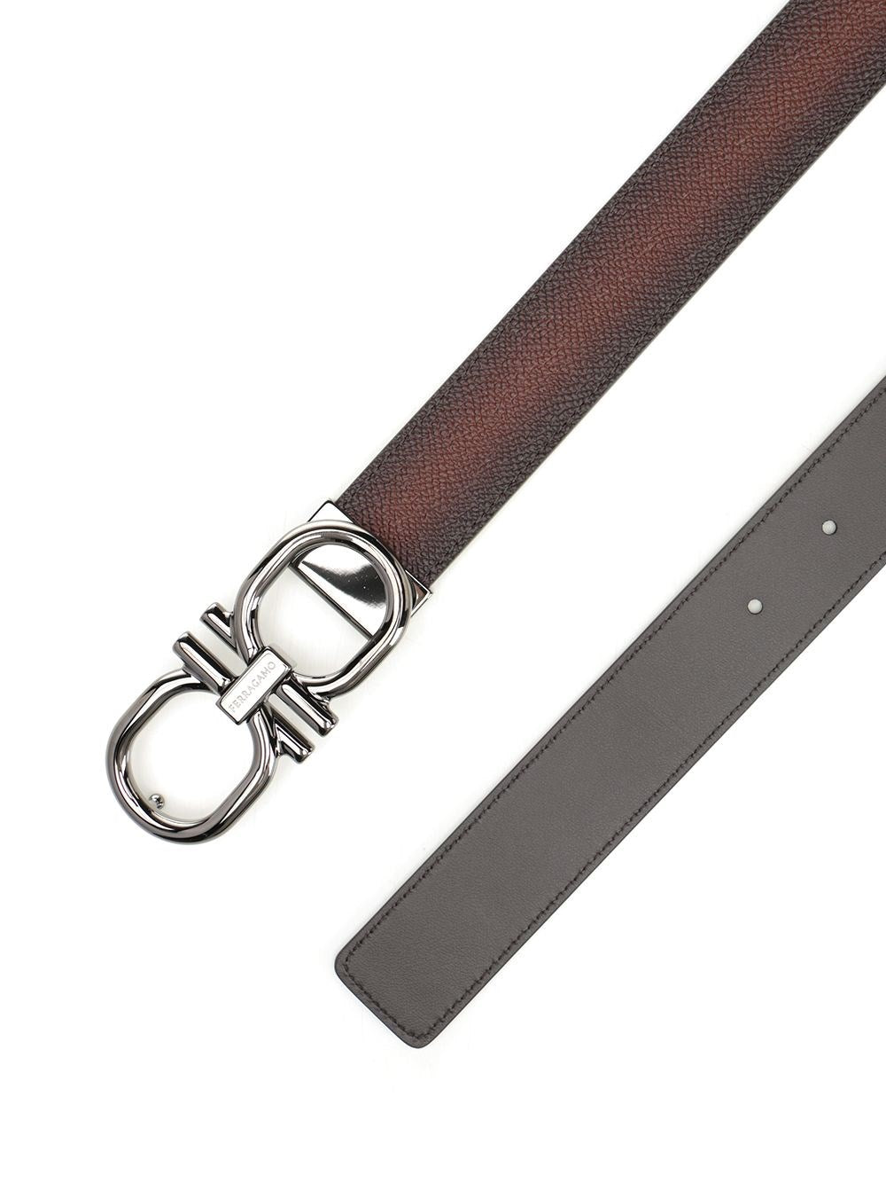 Ferragamo Men Adjustable "Gancini" Belt FERRAGAMO