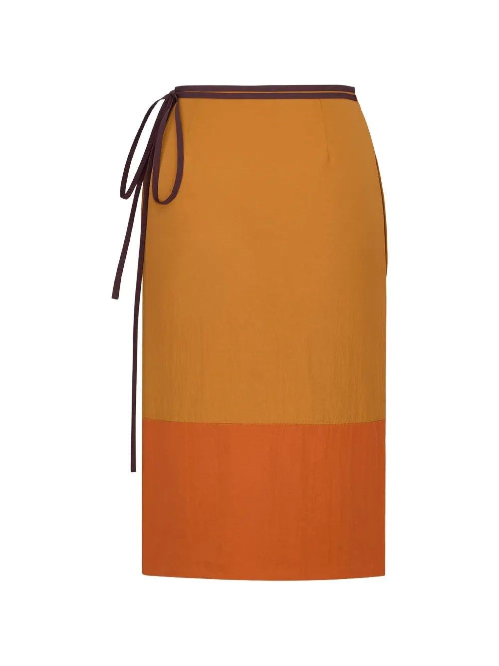Saint Laurent Women Nylon Pencil Skirt SAINT LAURENT