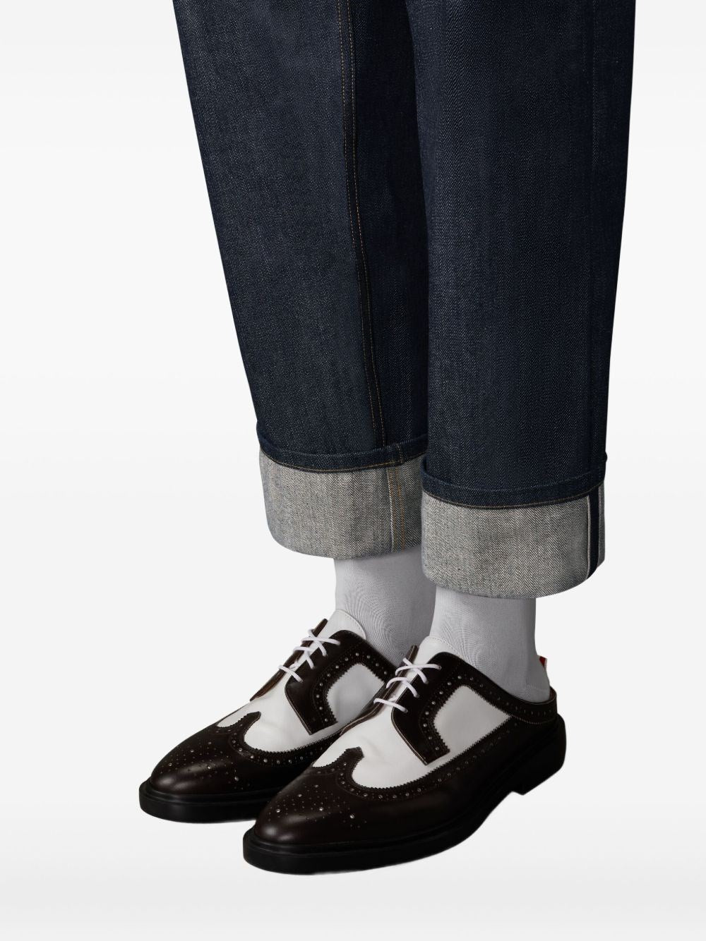 Thom Browne Men Selvedge Denim Pants THOM BROWNE