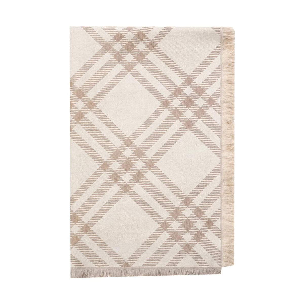 Burberry Women Degrade' Check Scarf In Wool And Silk BURBERRY