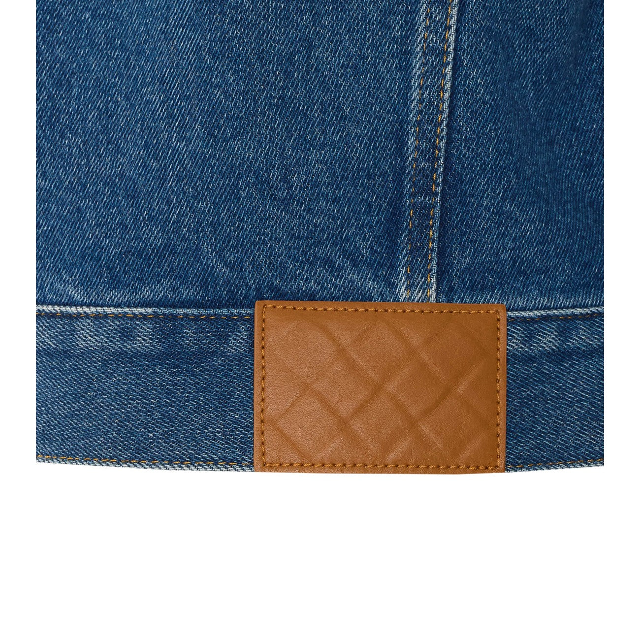 Bottega Veneta Men Denim Jacket With Intrecciato Collar BOTTEGA VENETA