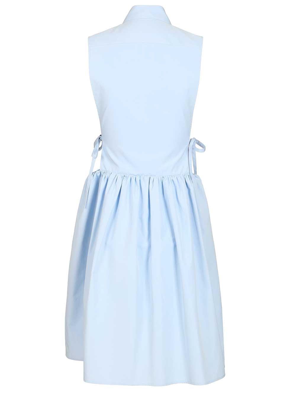 Miu Miu Women Sleeveless Poplin Dress MIU MIU